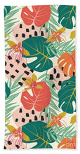 Load image into Gallery viewer, Jungle Floral Pattern - Bath Towel