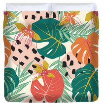 Load image into Gallery viewer, Jungle Floral Pattern  - Duvet Cover
