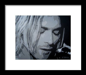 Kurt Cobain - Framed Print