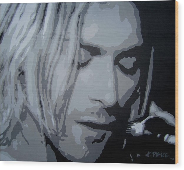 Kurt Cobain - Wood Print