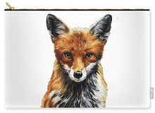 Load image into Gallery viewer, Mrs. Fox Oil Painting with White Background - Carry-All Pouch