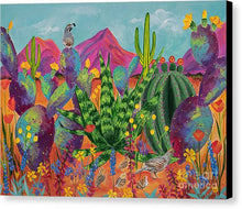 Load image into Gallery viewer, Quail Family Outing - Canvas Print