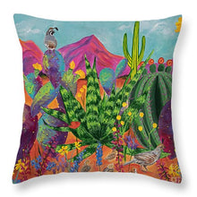 Load image into Gallery viewer, Quail Family Outing - Throw Pillow