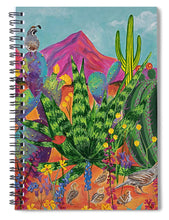 Load image into Gallery viewer, Quail Family Outing - Spiral Notebook
