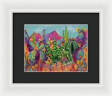 Load image into Gallery viewer, Quail Family Outing - Framed Print
