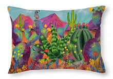 Load image into Gallery viewer, Quail Family Outing - Throw Pillow