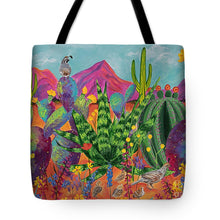 Load image into Gallery viewer, Quail Family Outing - Tote Bag
