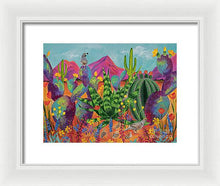 Load image into Gallery viewer, Quail Family Outing - Framed Print
