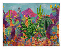 Load image into Gallery viewer, Quail Family Outing - Blanket