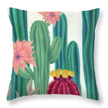 Load image into Gallery viewer, Quail Parade - Throw Pillow
