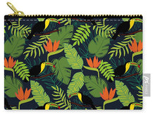Load image into Gallery viewer, Toucan Jungle Pattern - Carry-All Pouch
