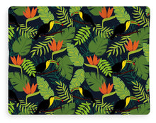 Load image into Gallery viewer, Toucan Jungle Pattern - Blanket