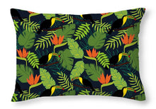 Load image into Gallery viewer, Toucan Jungle Pattern - Throw Pillow