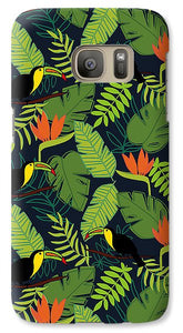 Toucan Jungle Pattern - Phone Case
