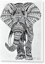 Load image into Gallery viewer, Tribal Elephant Mandala - Canvas Print