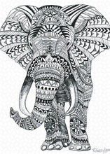 Load image into Gallery viewer, Tribal Elephant Mandala - Puzzle