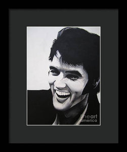 Young Elvis - Framed Print