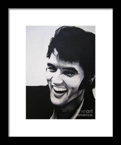 Young Elvis - Framed Print