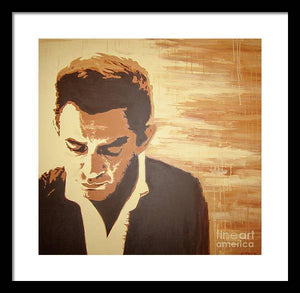 Young Johnny Cash - Framed Print