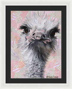 Fuzzy and Fierce - Framed Print