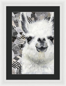 Mr. Llama - Framed Print