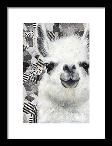 Mr. Llama - Framed Print