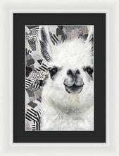 Load image into Gallery viewer, Mr. Llama - Framed Print
