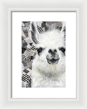 Load image into Gallery viewer, Mr. Llama - Framed Print
