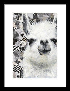 Mr. Llama - Framed Print