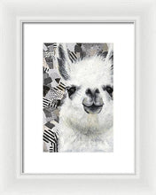 Load image into Gallery viewer, Mr. Llama - Framed Print
