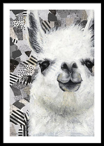 Mr. Llama - Framed Print