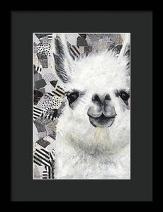 Mr. Llama - Framed Print