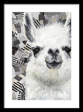 Load image into Gallery viewer, Mr. Llama - Framed Print
