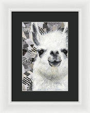 Load image into Gallery viewer, Mr. Llama - Framed Print
