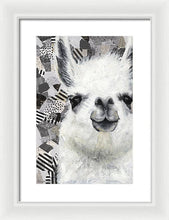 Load image into Gallery viewer, Mr. Llama - Framed Print
