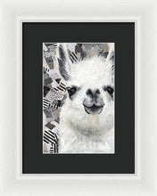 Load image into Gallery viewer, Mr. Llama - Framed Print
