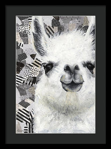 Mr. Llama - Framed Print