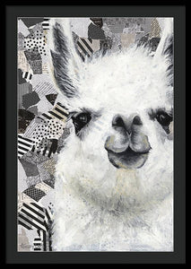 Mr. Llama - Framed Print