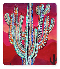 Load image into Gallery viewer, Saguaro Sunset - Blanket
