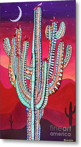 Saguaro Sunset - Metal Print
