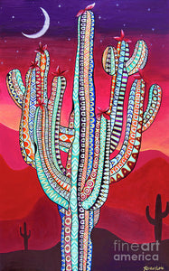 Saguaro Sunset - Art Print