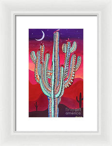 Saguaro Sunset - Framed Print