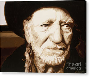Willie nelson - Canvas Print