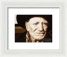 Load image into Gallery viewer, Willie nelson - Framed Print
