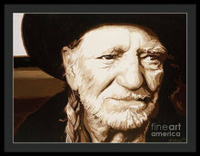 Load image into Gallery viewer, Willie nelson - Framed Print
