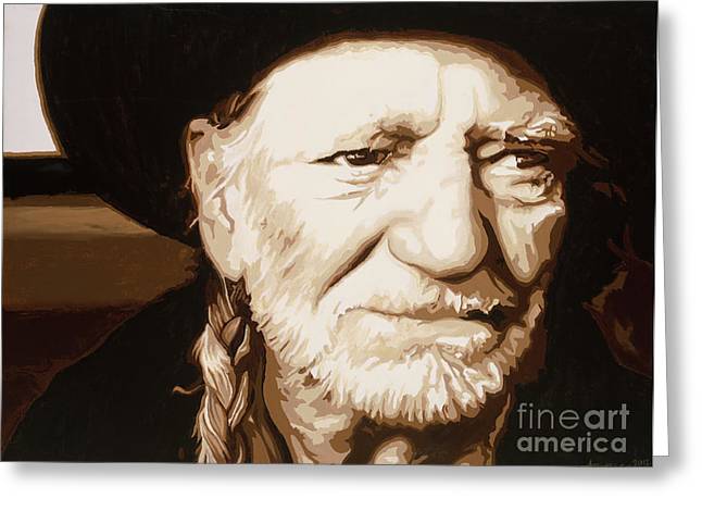 Willie nelson - Greeting Card