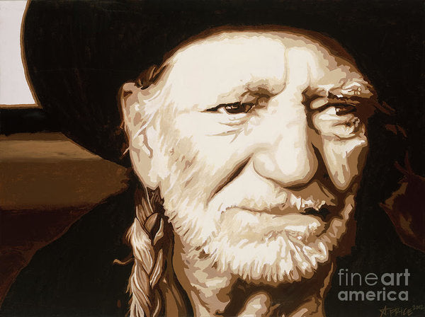 Willie nelson - Art Print