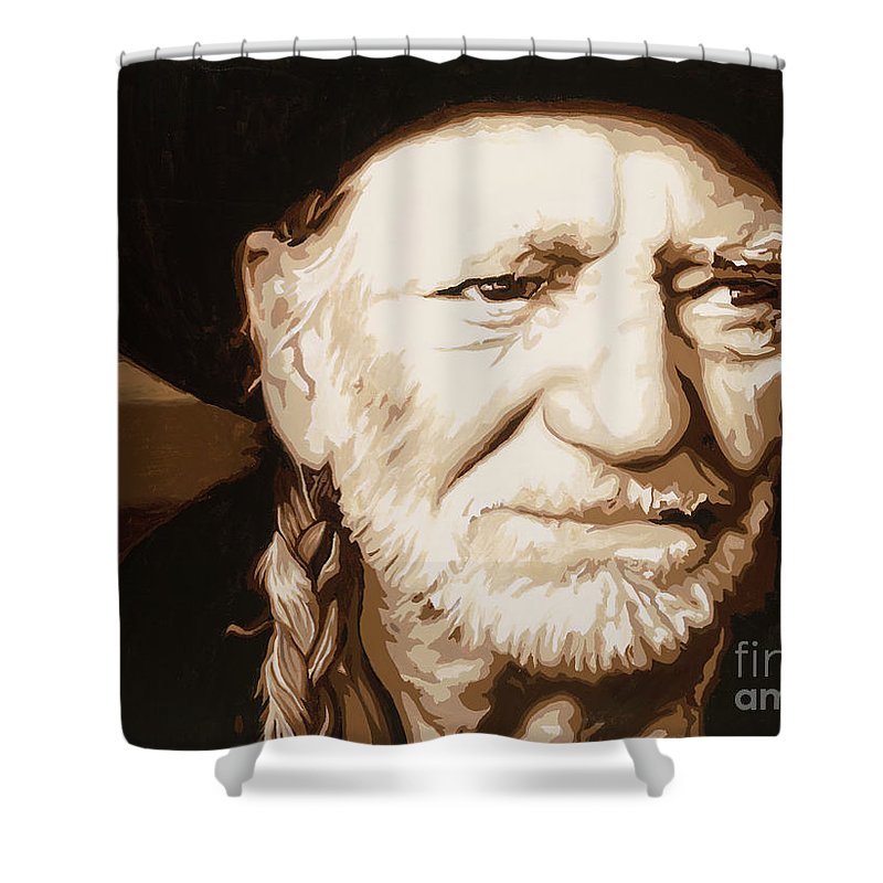 Willie nelson - Shower Curtain