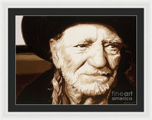 Load image into Gallery viewer, Willie nelson - Framed Print
