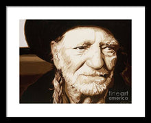Load image into Gallery viewer, Willie nelson - Framed Print
